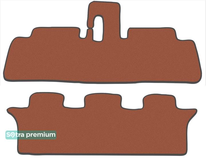 Sotra 01057-5-CH-TERRA Interior mats Sotra two-layer terracotta for Toyota Avensis verso (2001-2009), set 010575CHTERRA