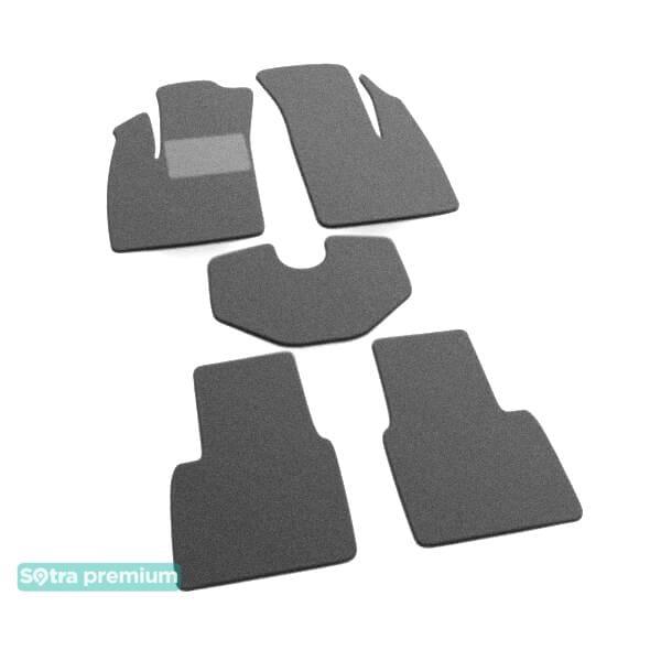 Sotra 01064-CH-GREY Interior mats Sotra two-layer gray for Fiat Doblo (2000-2010), set 01064CHGREY