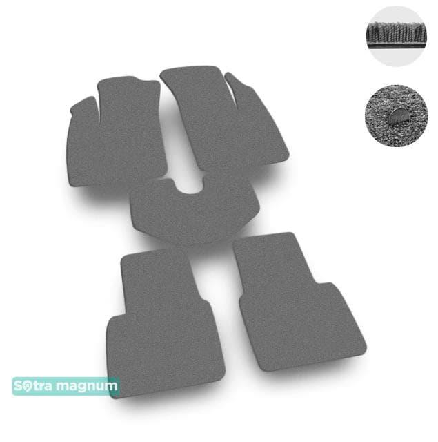 Sotra 01064-MG20-GREY Interior mats Sotra two-layer gray for Fiat Doblo (2000-2010), set 01064MG20GREY