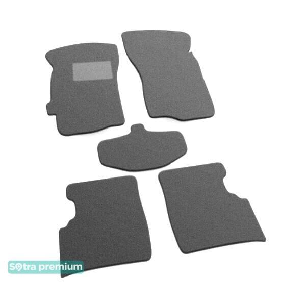 Sotra 01065-CH-GREY Interior mats Sotra two-layer gray for Fiat Albea (2002-2011), set 01065CHGREY