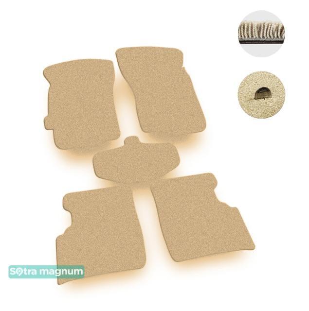 Sotra 01065-MG20-BEIGE Interior mats Sotra two-layer beige for Fiat Albea (2002-2011), set 01065MG20BEIGE