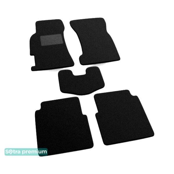 Sotra 01074-CH-BLACK Interior mats Sotra two-layer black for Honda Accord eu (1994-1997), set 01074CHBLACK