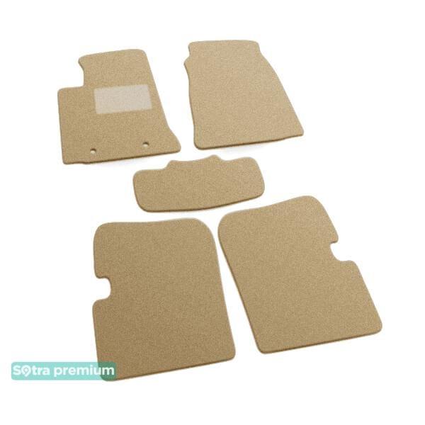 Sotra 01077-CH-BEIGE Interior mats Sotra two-layer beige for Toyota Corolla (2002-2006), set 01077CHBEIGE