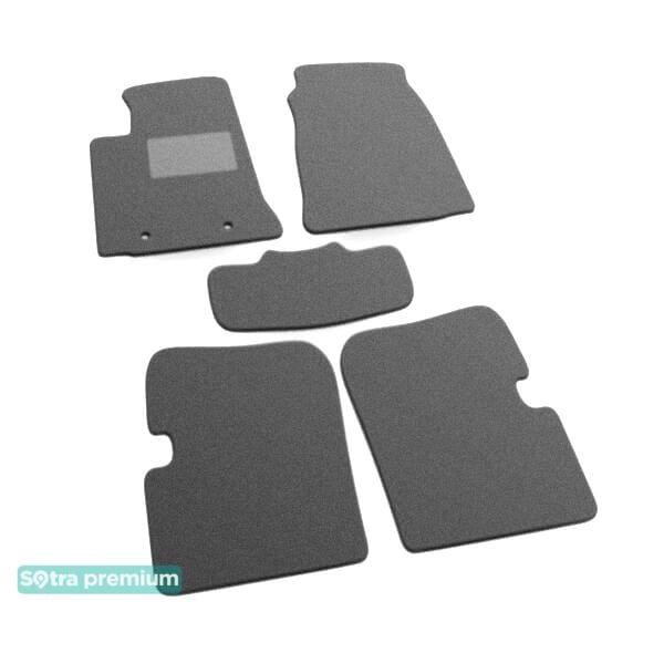 Sotra 01077-CH-GREY Interior mats Sotra two-layer gray for Toyota Corolla (2002-2006), set 01077CHGREY