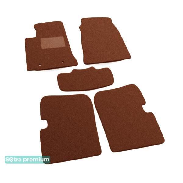 Sotra 01077-CH-TERRA Interior mats Sotra two-layer terracotta for Toyota Corolla (2002-2006), set 01077CHTERRA