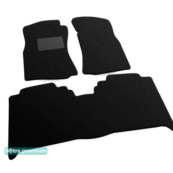 Sotra 01079-CH-BLACK Interior mats Sotra two-layer black for Nissan Pathfinder / terrano (1986-1995), set 01079CHBLACK