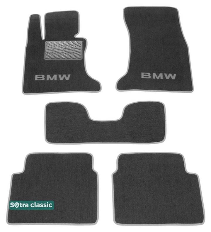 Sotra 01084-GD-GREY Interior mats Sotra two-layer gray for BMW 5-series (2004-2009), set 01084GDGREY
