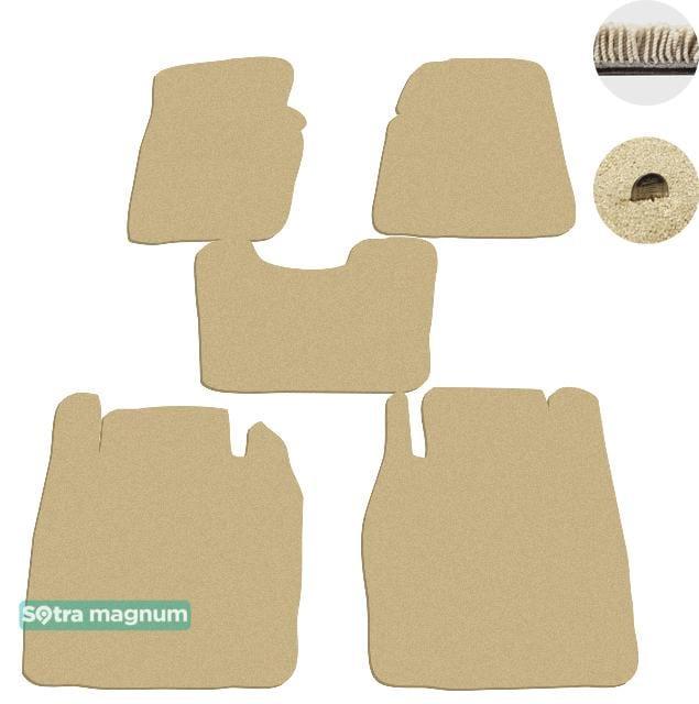 Sotra 01097-MG20-BEIGE Interior mats Sotra two-layer beige for Jeep Cherokee (1998-2001), set 01097MG20BEIGE