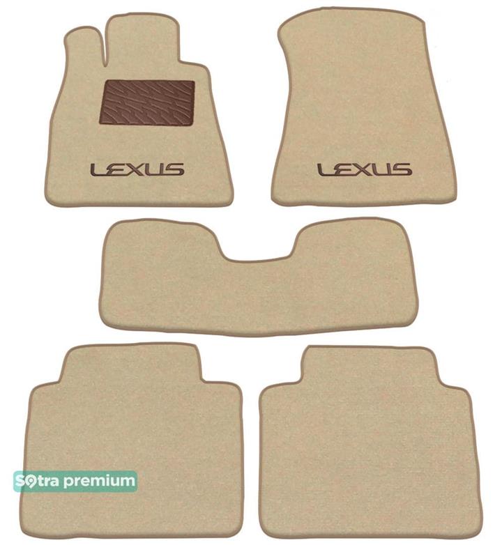 Sotra 01099-CH-BEIGE Interior mats Sotra two-layer beige for Lexus Gs (1993-1997), set 01099CHBEIGE