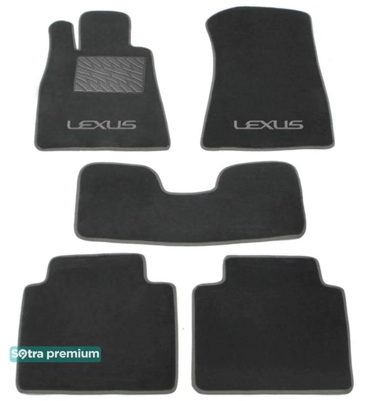 Sotra 01099-CH-GREY Interior mats Sotra two-layer gray for Lexus Gs (1993-1997), set 01099CHGREY