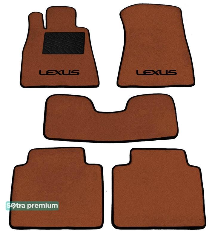 Sotra 01099-CH-TERRA Interior mats Sotra two-layer terracotta for Lexus Gs (1993-1997), set 01099CHTERRA