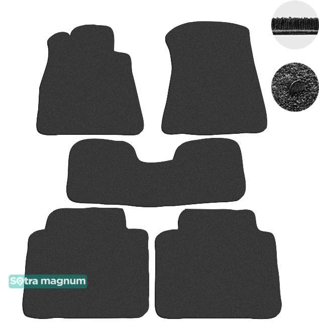 Sotra 01099-MG15-BLACK Interior mats Sotra two-layer black for Lexus Gs (1993-1997), set 01099MG15BLACK