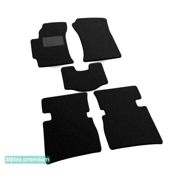 Sotra 01100-CH-BLACK Interior mats Sotra two-layer black for Hyundai Elantra (2004-2006), set 01100CHBLACK