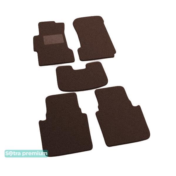 Sotra 01104-CH-CHOCO Interior mats Sotra two-layer brown for Honda Accord us (2002-2006), set 01104CHCHOCO