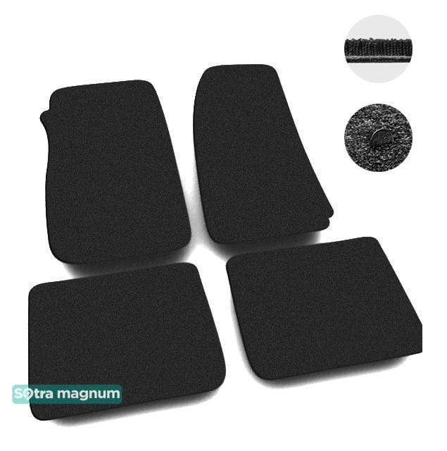 Sotra 01107-MG15-BLACK Interior mats Sotra two-layer black for Ford Mustang (1995-2004), set 01107MG15BLACK