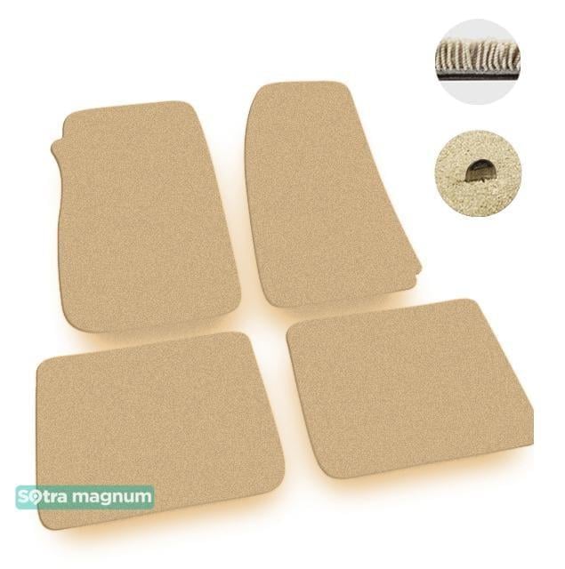 Sotra 01107-MG20-BEIGE Interior mats Sotra two-layer beige for Ford Mustang (1995-2004), set 01107MG20BEIGE