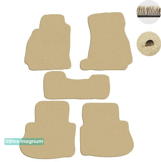 Sotra 01119-MG20-BEIGE Interior mats Sotra two-layer beige for Infiniti Fx (2004-2008), set 01119MG20BEIGE