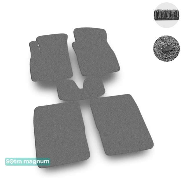Sotra 01121-MG20-GREY Interior mats Sotra two-layer gray for Fiat Panda (2004-2012), set 01121MG20GREY