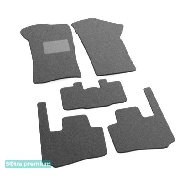 Sotra 01131-CH-GREY Interior mats Sotra two-layer gray for Fiat Coupe (1993-2000), set 01131CHGREY