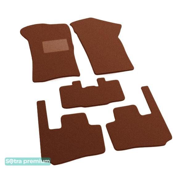 Sotra 01131-CH-TERRA Interior mats Sotra two-layer terracotta for Fiat Coupe (1993-2000), set 01131CHTERRA