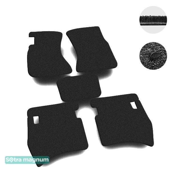 Sotra 01134-MG15-BLACK Interior mats Sotra two-layer black for Daihatsu Terios (1997-2006), set 01134MG15BLACK