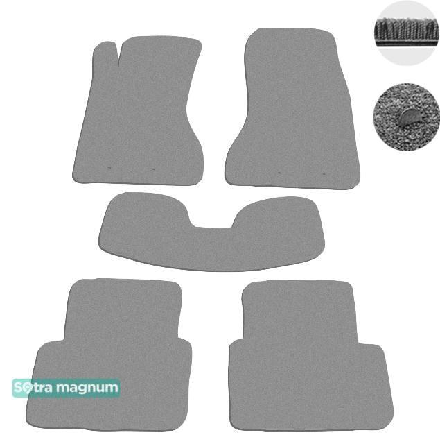 Sotra 01145-MG20-GREY Interior mats Sotra two-layer gray for Jaguar S-type (2002-2008), set 01145MG20GREY