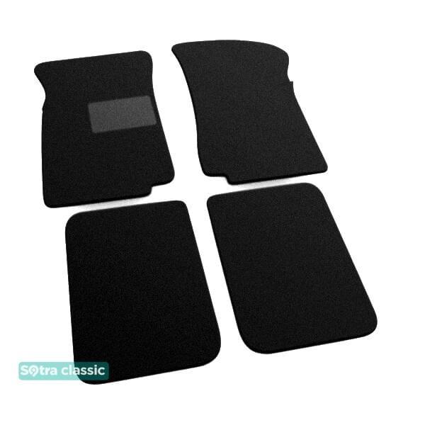 Sotra 01158-GD-BLACK Interior mats Sotra two-layer black for Seat Toledo (1991-1995), set 01158GDBLACK