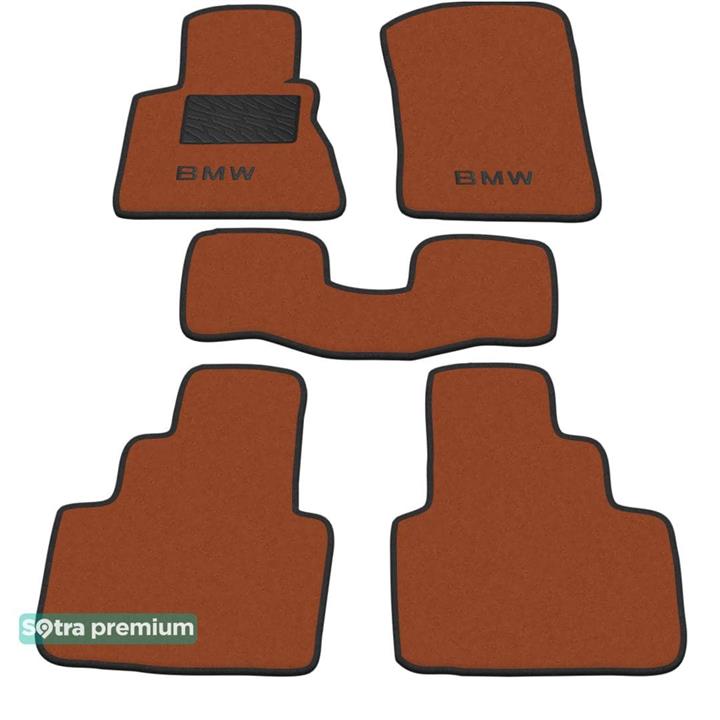 Sotra 01162-CH-TERRA Interior mats Sotra two-layer terracotta for BMW X3 (2003-2010), set 01162CHTERRA