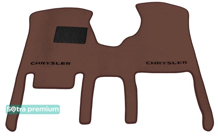 Sotra 01169-1-CH-CHOCO Interior mats Sotra two-layer brown for Chrysler Grand voyager (2000-2007), set 011691CHCHOCO