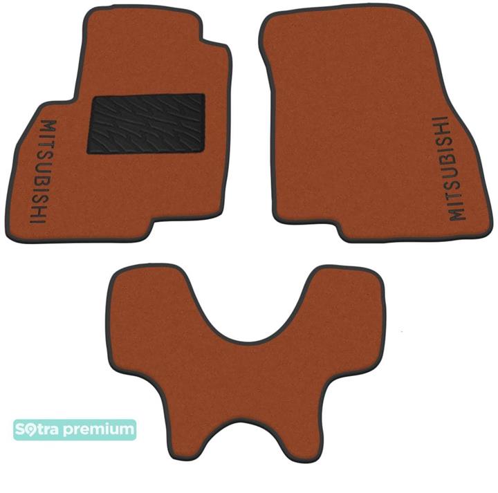 Sotra 01177-1-CH-TERRA Interior mats Sotra two-layer terracotta for Mitsubishi Grandis (2003-2011), set 011771CHTERRA