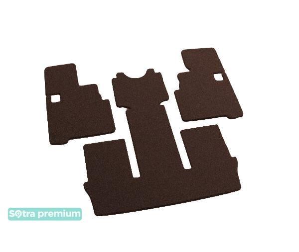 Sotra 01177-5-CH-CHOCO Interior mats Sotra two-layer brown for Mitsubishi Grandis (2003-2011), set 011775CHCHOCO