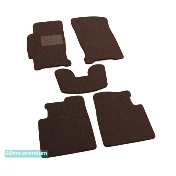 Sotra 01180-CH-CHOCO Interior mats Sotra two-layer brown for Rover 800 (1986-1999), set 01180CHCHOCO