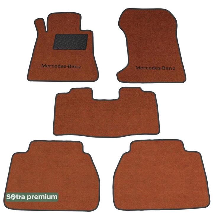 Sotra 01196-CH-TERRA Interior mats Sotra two-layer terracotta for Mercedes E-class (1995-2002), set 01196CHTERRA