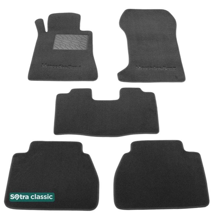 Sotra 01196-GD-GREY Interior mats Sotra two-layer gray for Mercedes E-class (1995-2002), set 01196GDGREY