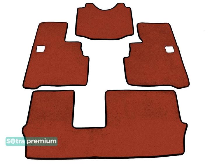 Sotra 01201-5-CH-TERRA Interior mats Sotra two-layer terracotta for Mitsubishi Grandis (2003-2011), set 012015CHTERRA