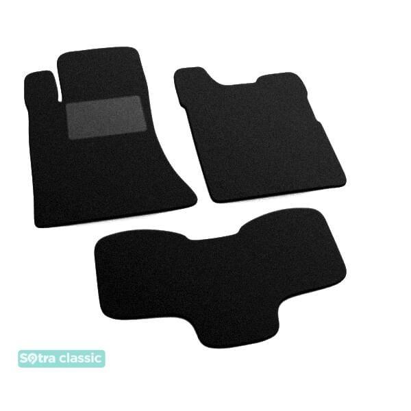 Sotra 01215-GD-BLACK Interior mats Sotra two-layer black for Cadillac Srx (2004-2009), set 01215GDBLACK