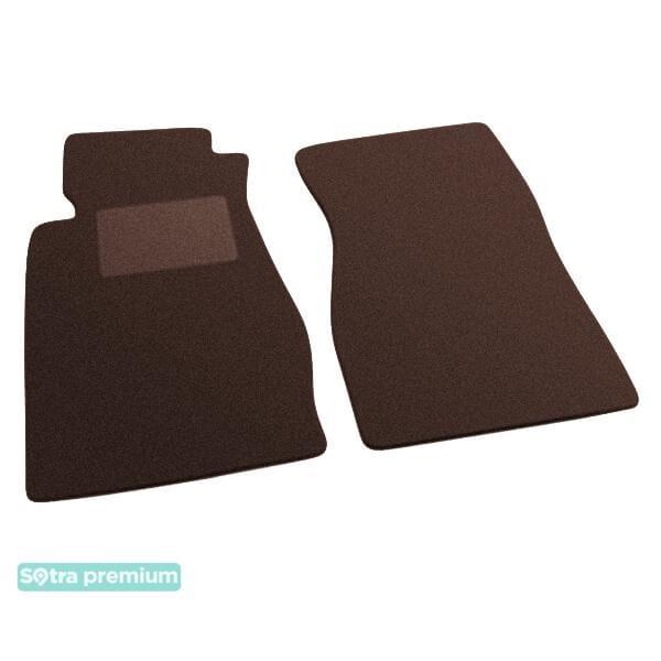 Sotra 01217-CH-CHOCO Interior mats Sotra two-layer brown for Nissan 300zx (1984-2000), set 01217CHCHOCO