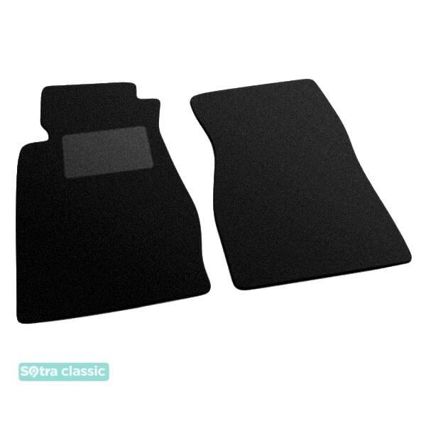 Sotra 01217-GD-BLACK Interior mats Sotra two-layer black for Nissan 300zx (1984-2000), set 01217GDBLACK