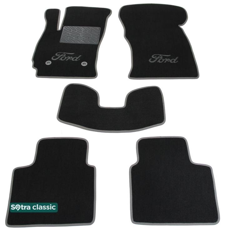 Sotra 01226-GD-GREY Interior mats Sotra two-layer gray for Ford Mondeo (2000-2007), set 01226GDGREY