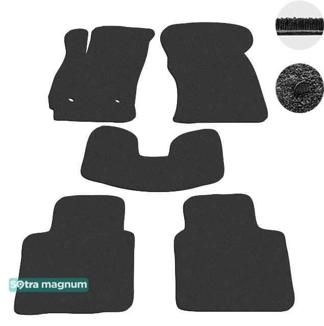 Sotra 01226-MG15-BLACK Interior mats Sotra two-layer black for Ford Mondeo (2000-2007), set 01226MG15BLACK