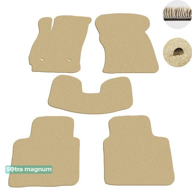 Sotra 01226-MG20-BEIGE Interior mats Sotra two-layer beige for Ford Mondeo (2000-2007), set 01226MG20BEIGE