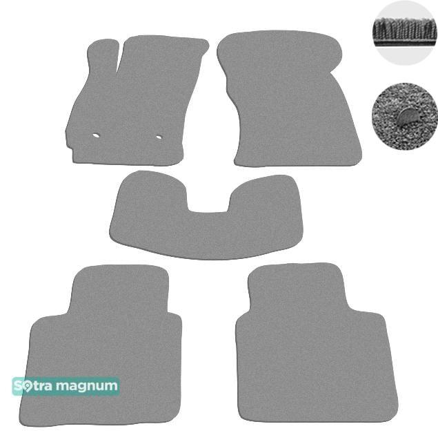 Sotra 01226-MG20-GREY Interior mats Sotra two-layer gray for Ford Mondeo (2000-2007), set 01226MG20GREY