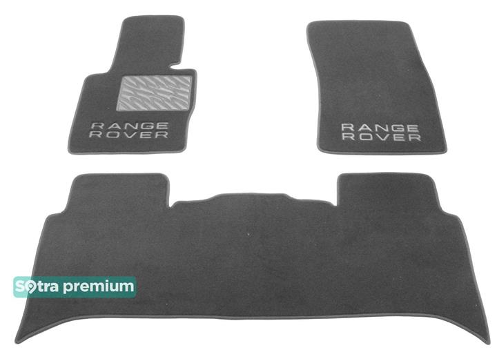 Sotra 01230-CH-GREY Interior mats Sotra two-layer gray for Land Rover Range rover (2002-2013), set 01230CHGREY