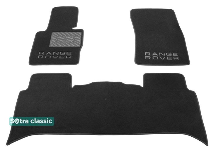 Sotra 01230-GD-GREY Interior mats Sotra two-layer gray for Land Rover Range rover (2002-2013), set 01230GDGREY