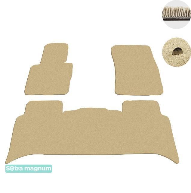 Sotra 01230-MG20-BEIGE Interior mats Sotra two-layer beige for Land Rover Range rover (2002-2013), set 01230MG20BEIGE