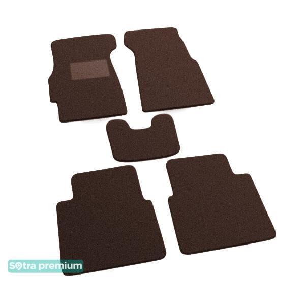 Sotra 01239-CH-CHOCO Interior mats Sotra two-layer brown for Honda Civic (1997-1998), set 01239CHCHOCO