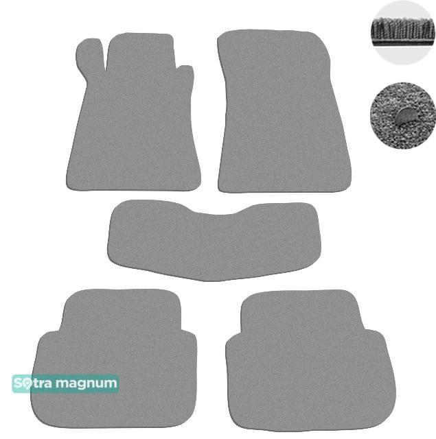 Sotra 01245-MG20-GREY Interior mats Sotra two-layer gray for Mercedes Clk-class (2002-2010), set 01245MG20GREY