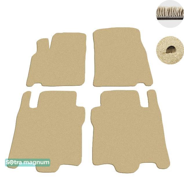 Sotra 01268-2-MG20-BEIGE Interior mats Sotra two-layer beige for Chrysler Pacifica (2003-2008), set 012682MG20BEIGE