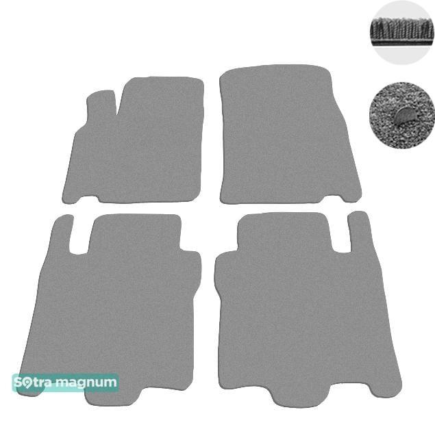 Sotra 01268-2-MG20-GREY Interior mats Sotra two-layer gray for Chrysler Pacifica (2003-2008), set 012682MG20GREY
