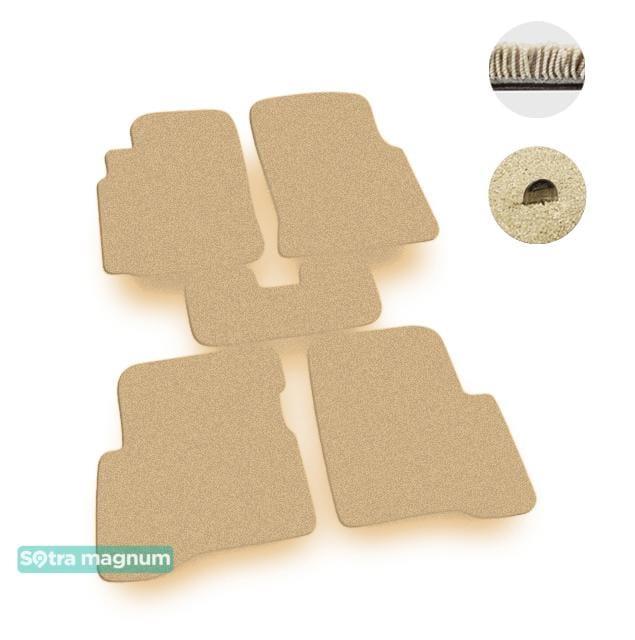 Sotra 01272-MG20-BEIGE Interior mats Sotra two-layer beige for Nissan Sunny (2000-2006), set 01272MG20BEIGE